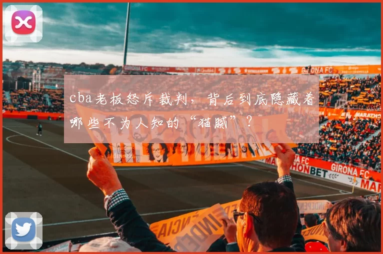 cba老板怒斥裁判，背后到底隐藏着哪些不为人知的“猫腻”？